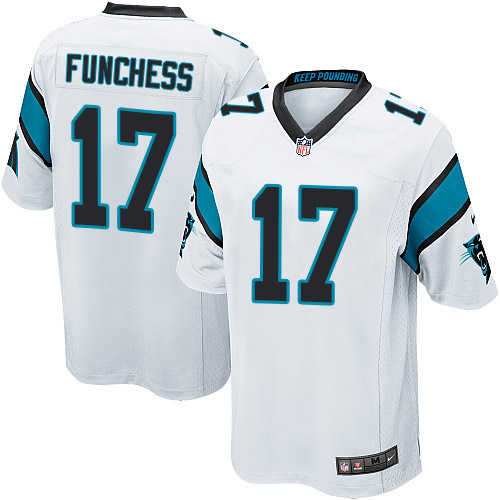 Youth Game Devin Funchess Nike Jersey White Road - #17 NFL Carolina Panthers